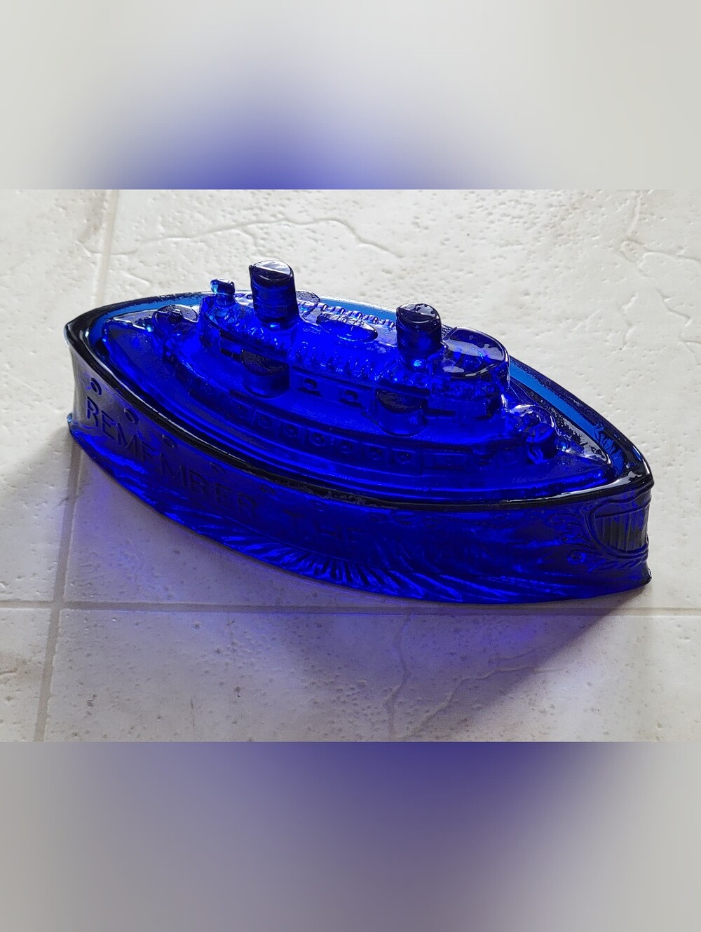 REMEMBER THE MAINE BLUE COVERED DISH 1930